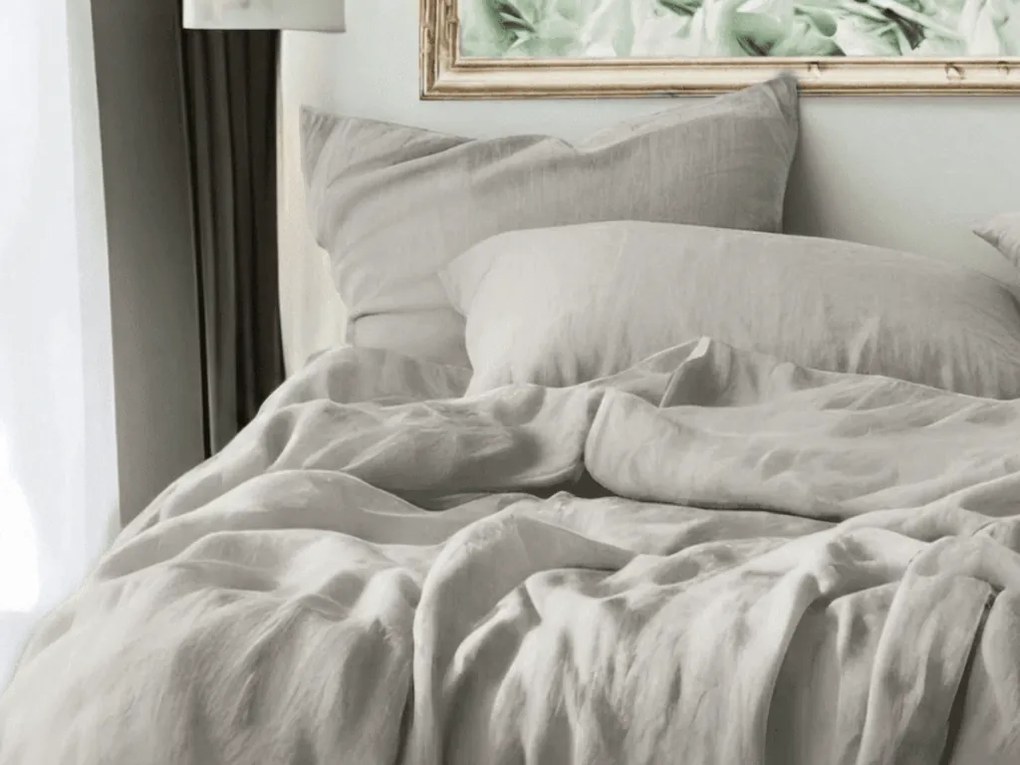 Mušelínové obliečky PURELY svetlosivé Rozmer obliečok: 80 x 80 cm | 155 x 220 cm