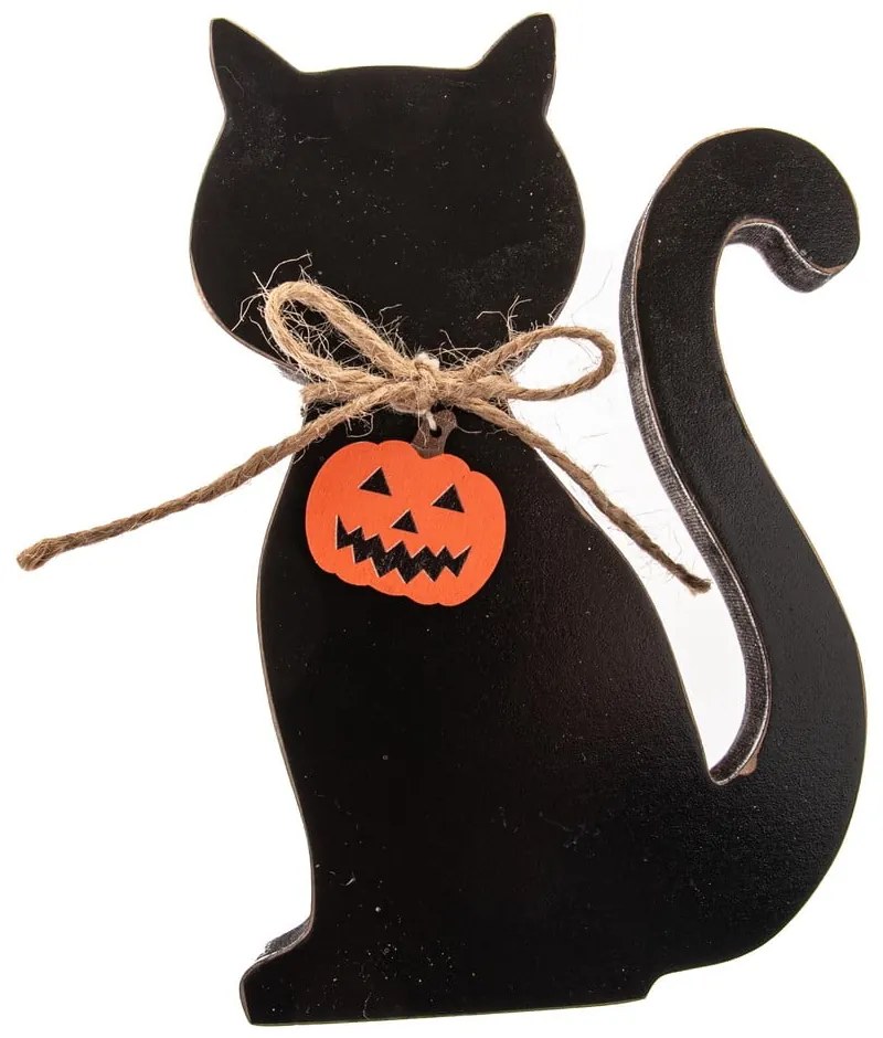 Drevená soška (výška 15,5 cm) Happy Halloween – Dakls