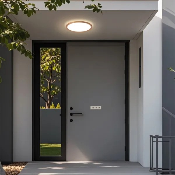 Brilagi - LED kúpeľňové stropné svietidlo ULTRA SLIM LED/12W/230V priemer 22,5 cm ružové zlato IP54