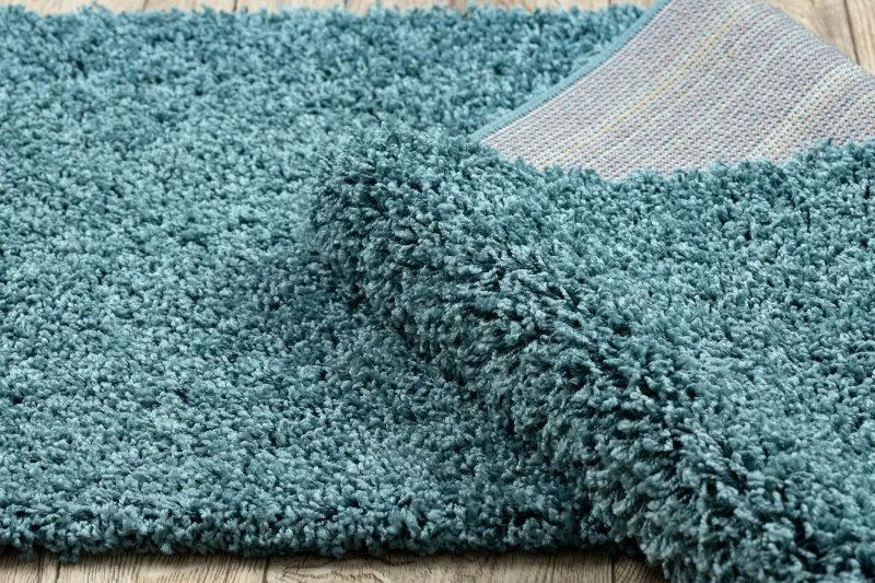 Behúň SOFFI shaggy 5cm modrý