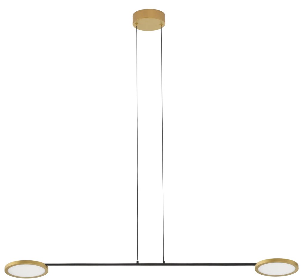 Rustikálny luster Scope 2 zlatá