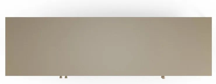 Krémovobiela kovová komoda 140x90x40 cm Fayna – Marckeric