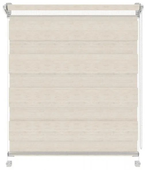 Gario Roleta Deň a noc Mini Ready To Go Cream - Zložená Šírka: 92 cm, Výška: 220 cm