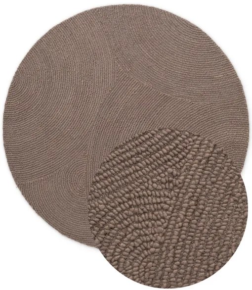 Koberec Hanse Home Calmio taupe kruh