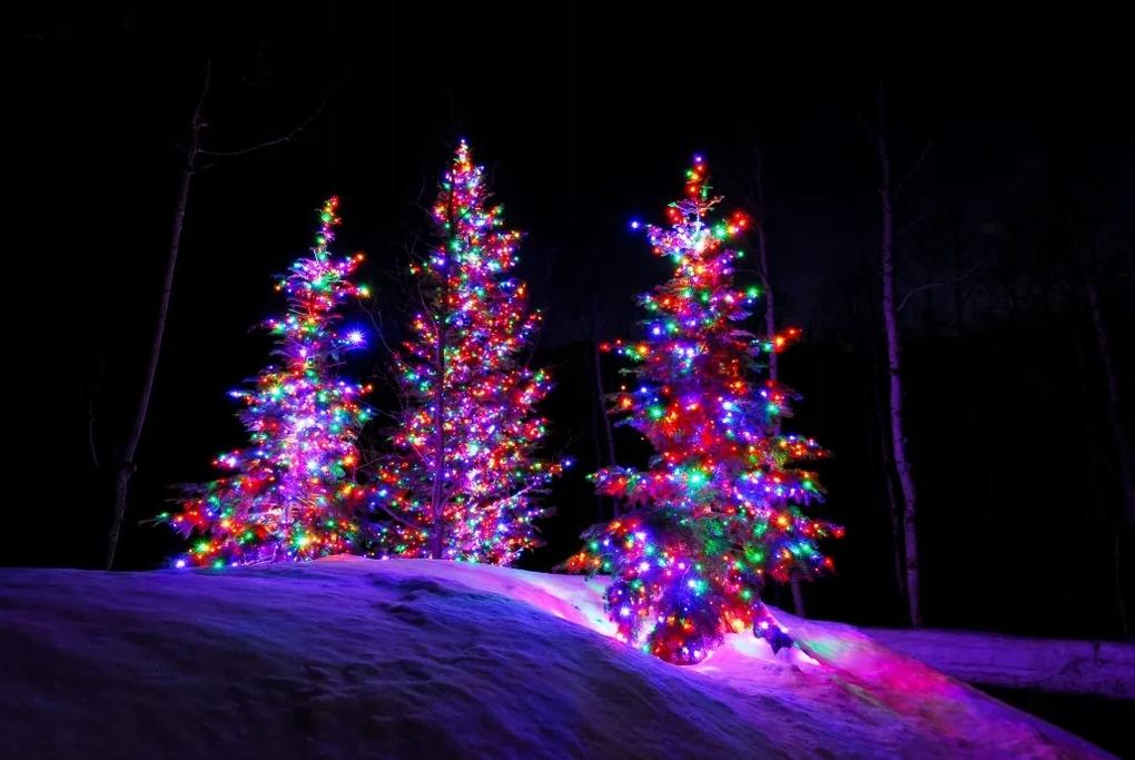 Vianočné osvetlenie 300 LED 33m viacfarebné | 8 režimov