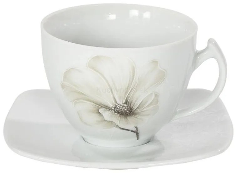 AKCENT šálky na kávu magnólia, 12 ks