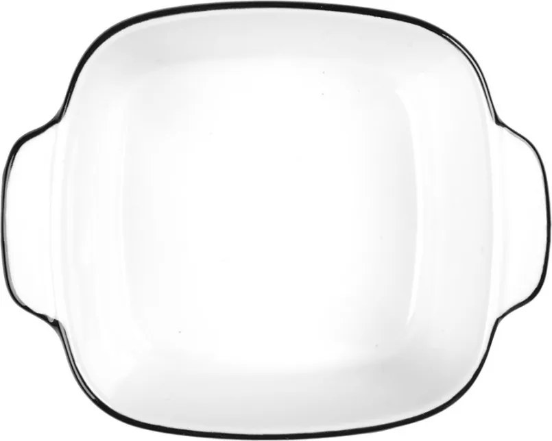 Keramická hranatá miska s uškami Mibbo - 15*12*5 cm