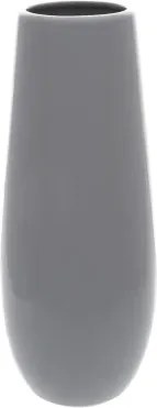 Váza Luna 25 cm, šedá%