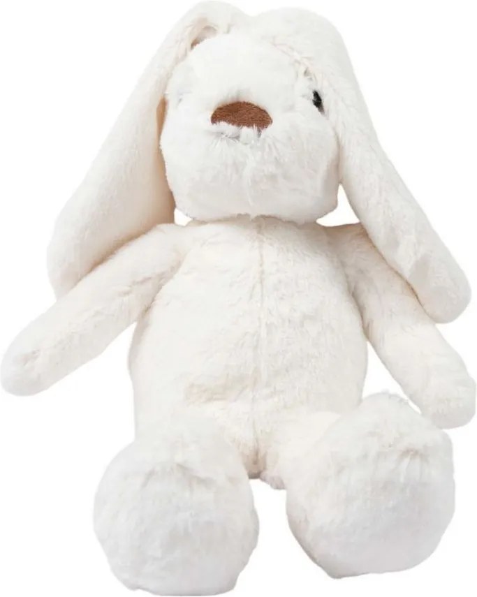 Roztomilá plyšová biela zajačica Mia - 26 cm