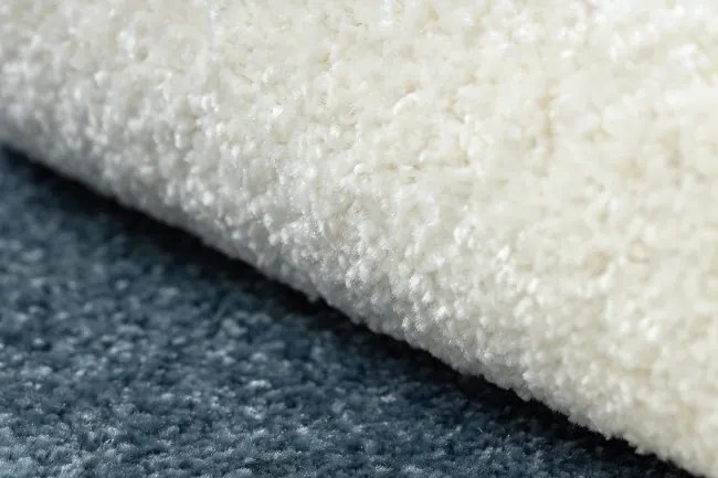 Koberec FUSION Shape 5710 biely / modrý