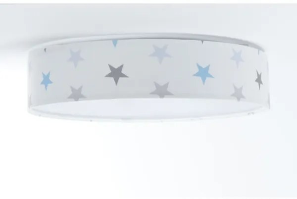 LED Stmievateľné svietidlo GALAXY KIDS LED/24W/230V hviezdičky biela/šedá/modrá + DO