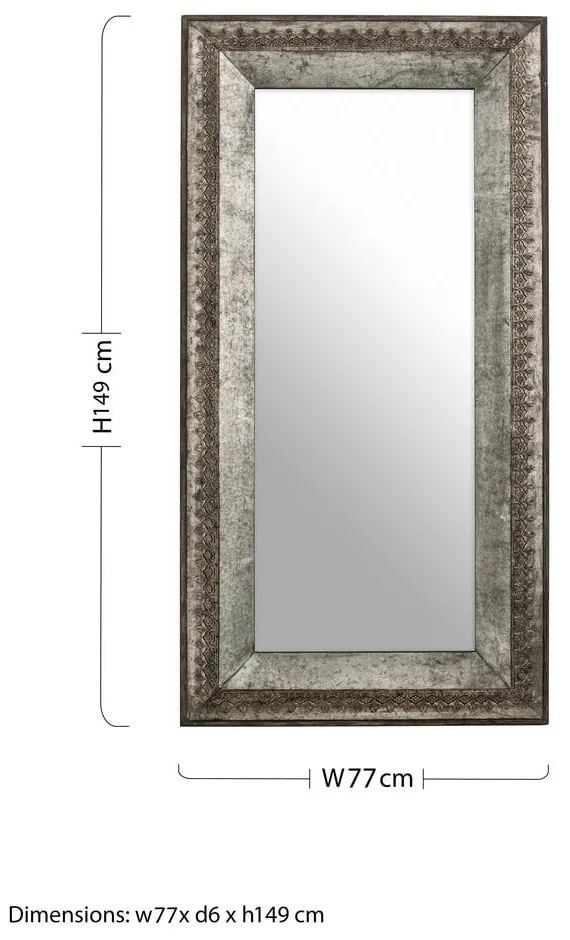 Nástenné zrkadlo 77x149 cm Elementary – Premier Housewares