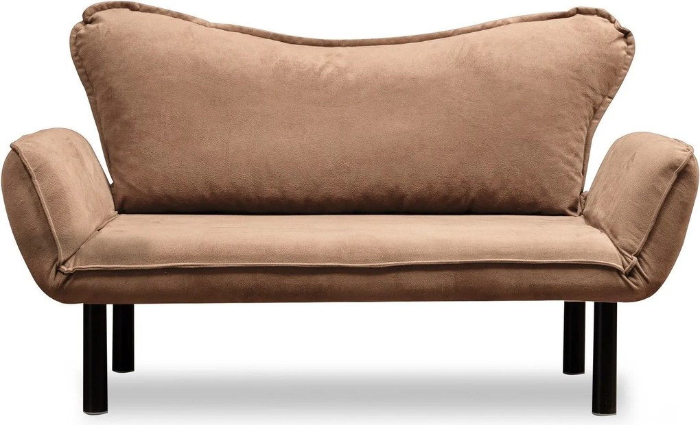 Dvojmiestna pohovka Chatto 150 cm svetlohnedá