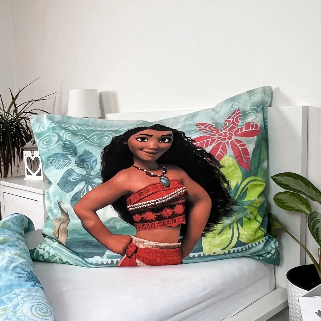 Jerry Fabrics Bavlnené obliečky 140x200 + 70x90 cm - Vaiana 02