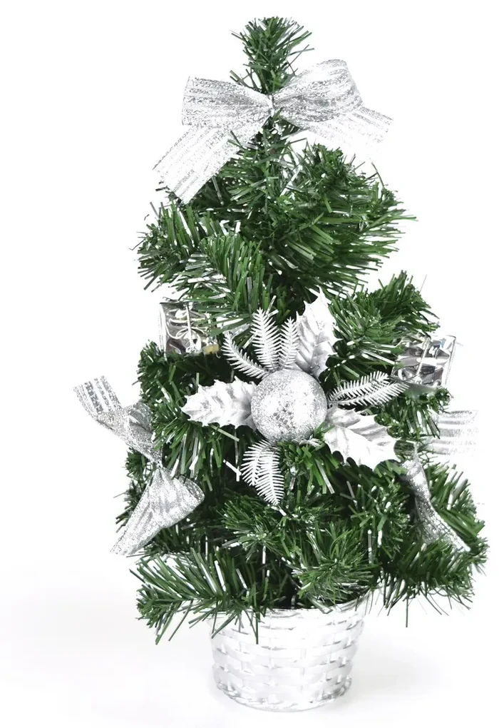 Vianočný stromček Vestire strieborná, 35 cm