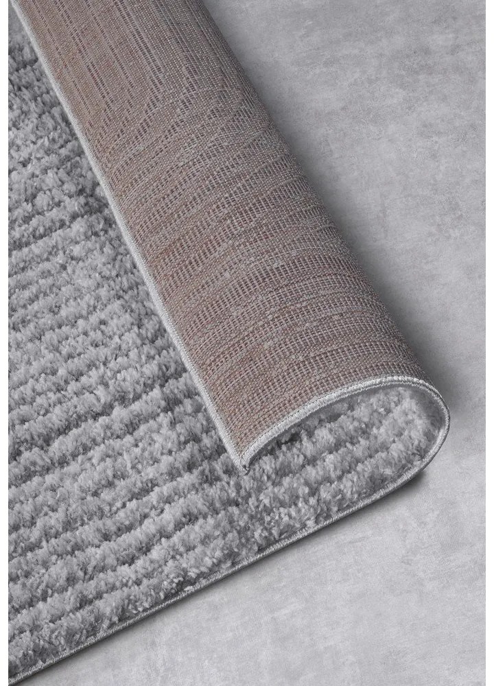 Sivý behúň 80x240 cm Chappe Light Grey – Elle Decoration