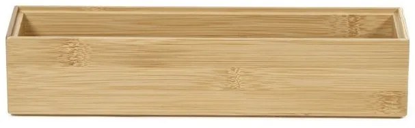 Organizér Compactor Bamboo Box, 30 x 7,5 x 6,35 cm, prírodné drevo