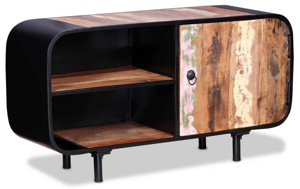 vidaXL TV stolík z recyklovaného dreva, 90x30x48 cm