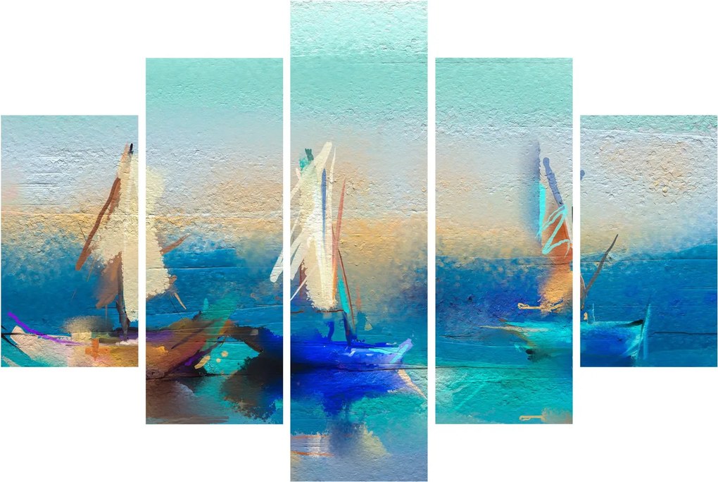 Obraz - Obraz krajiny, maľba (150x105 cm)