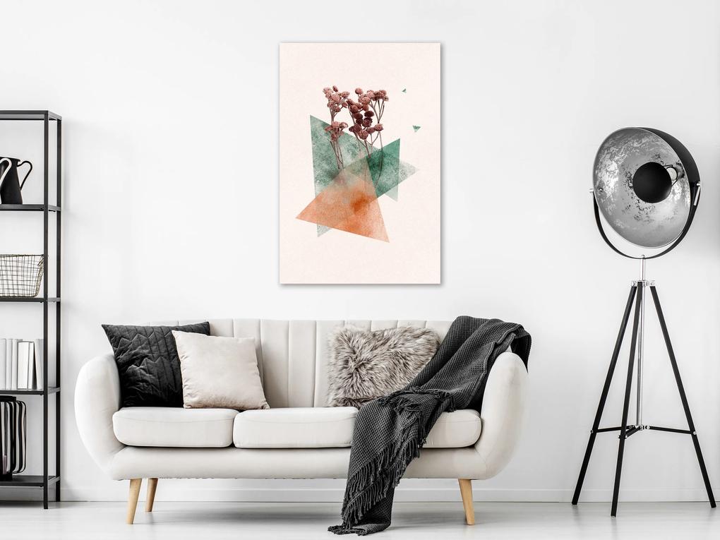 Artgeist Obraz - Modernist Flower (1 Part) Vertical Veľkosť: 40x60, Verzia: Na talianskom plátne