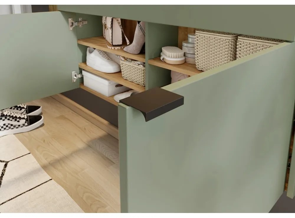 Zelená/v prírodnej farbe predsieňová zostava Ameca – Germania