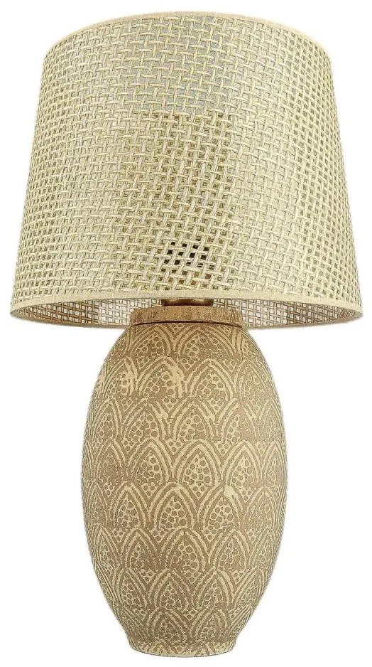 Stolná lampa RAMZES 1xE27/40W/230V zlatá