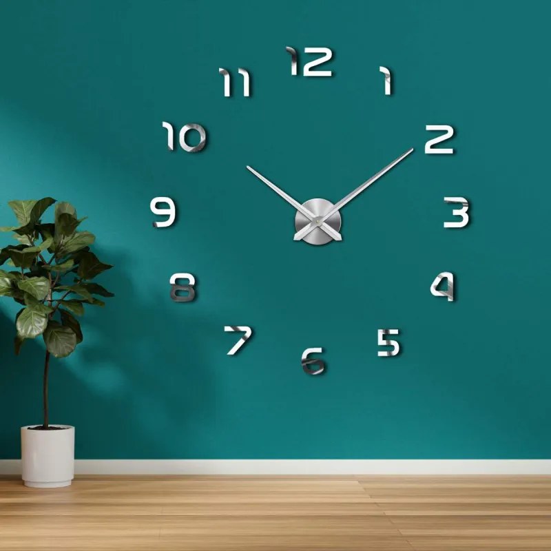 Nalepovacie 3D hodiny na stenu I SENTOP 12S002