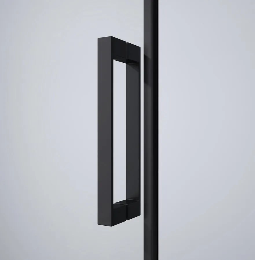 Gelco Gelco, DRAGON BLACK sprchové dvere rohový vchod 800 mm, číre sklo, GD4280B