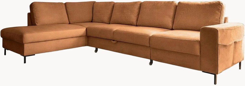 Menčestrová rohová rozkladacia pohovka Lofty Lilly (7-miestna)