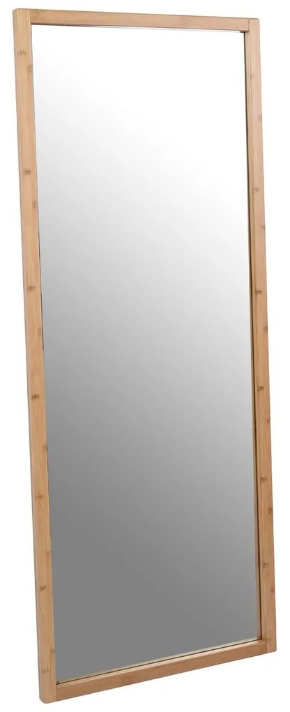 Nástenné zrkadlo B044 NAT, bambus, L