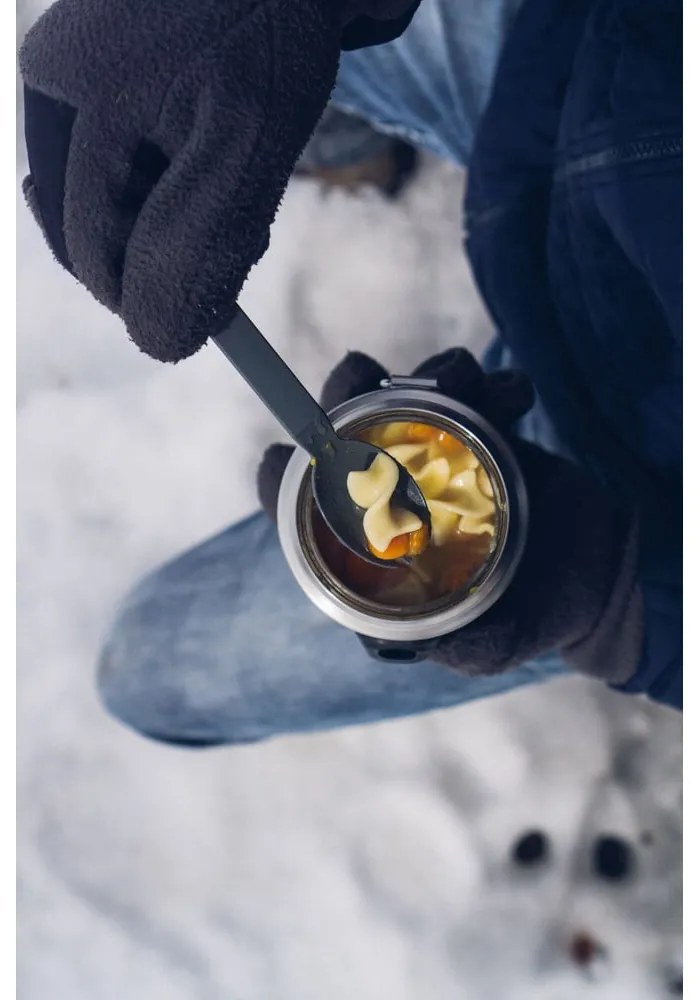 Čierna termoska na jedlo z nehrdzavejúcej ocele 400 ml Legendary Classic Black – Stanley