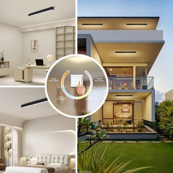 Immax NEO 07255L - LED Stmievateľné svietidlo LUNGO 20W/230V Wi-Fi Tuya čierna + DO