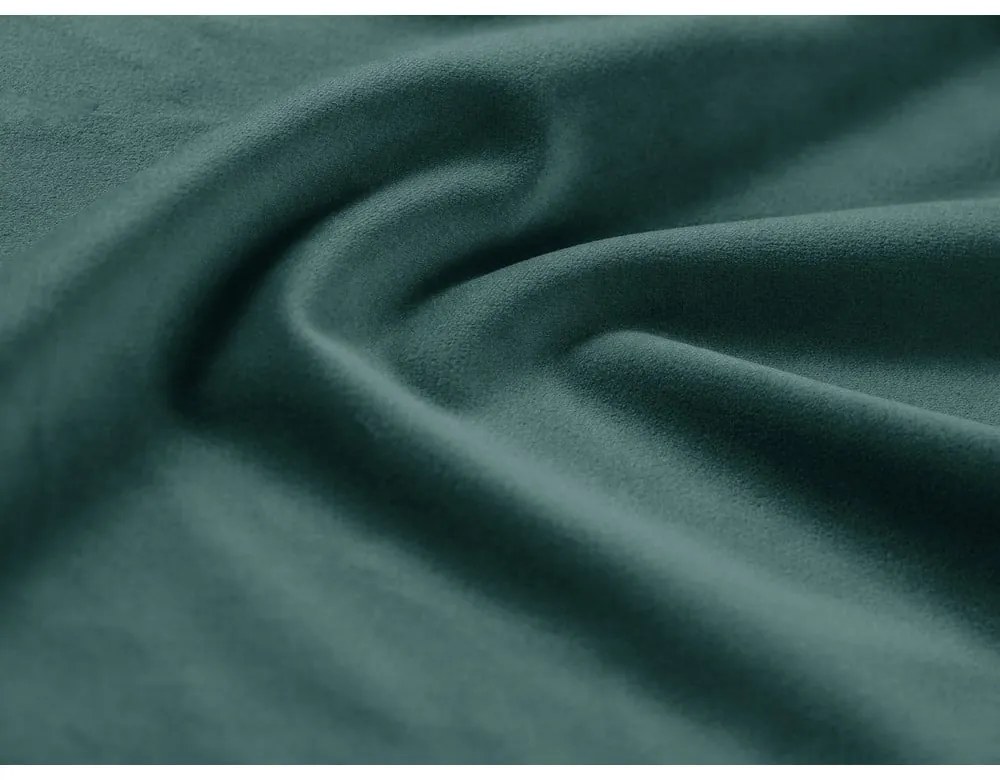 Zamatová podnožka v petrolejovej farbe Kyoto – Cosmopolitan Design