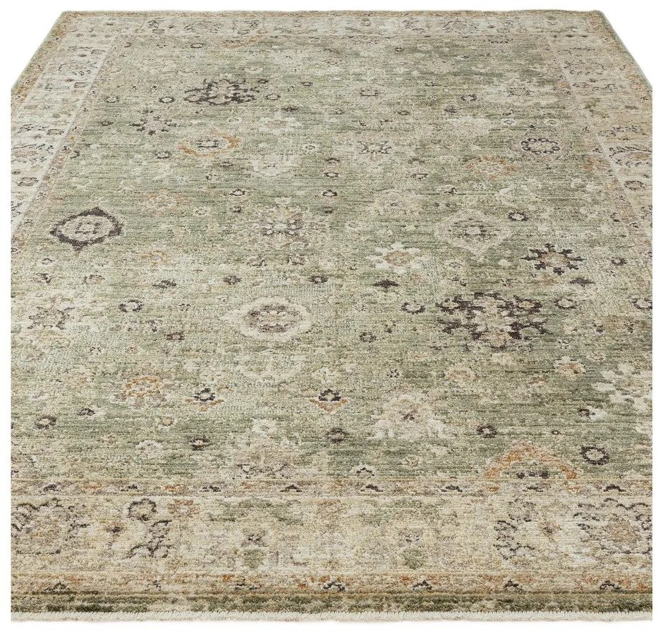 Zelený/béžový ručne tkaný koberec 200x300 cm Heriz Ornate – Asiatic Carpets