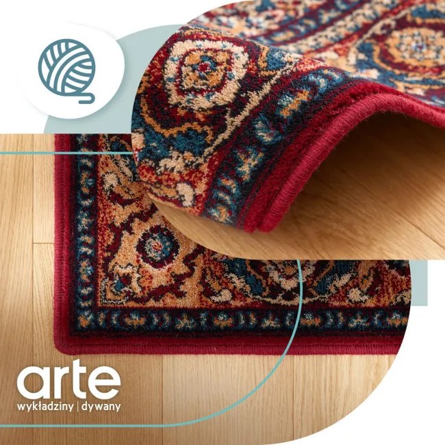 Koberec Agnella Isfahan Forenza bordový