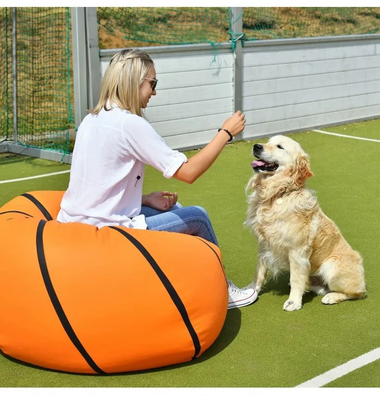 Sedací vak basketbalová lopta EMI