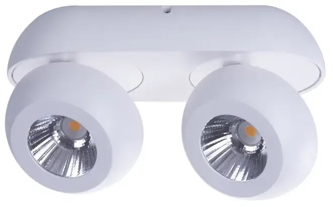 LED bodové svetlo Ojos 2 biele