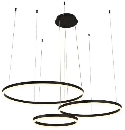 LED Stmievateľný luster na lanku LED/125W/230V 3000-6500K + diaľkové ovládanie