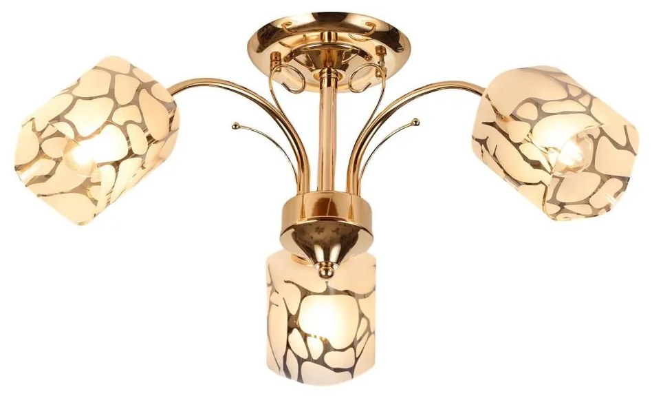 Brilagi - Prisadený luster MEGAPOLIS 3xE14/60W/230V zlatá