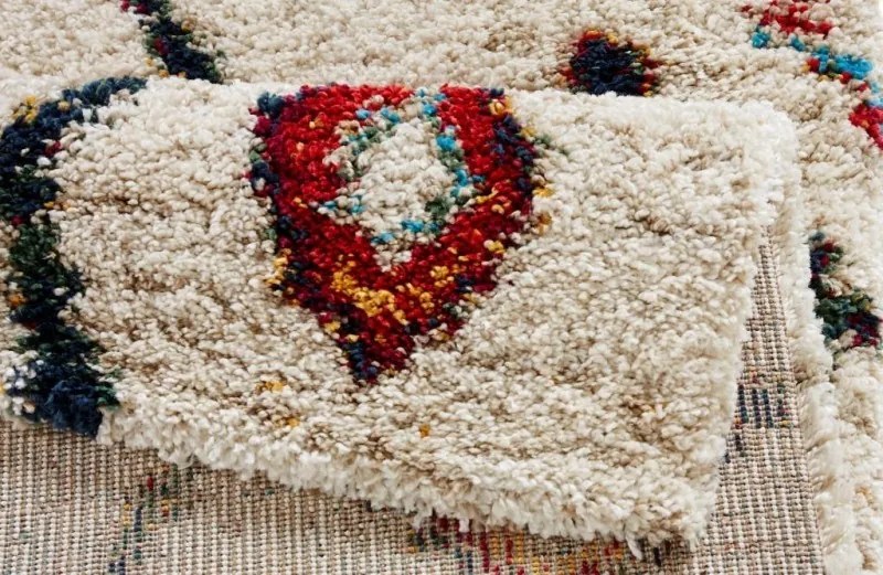 Hanse Home, Kusový koberec Nomadic 102693 Geometric Creme, 120x170, viacfarebná, obývacia izba