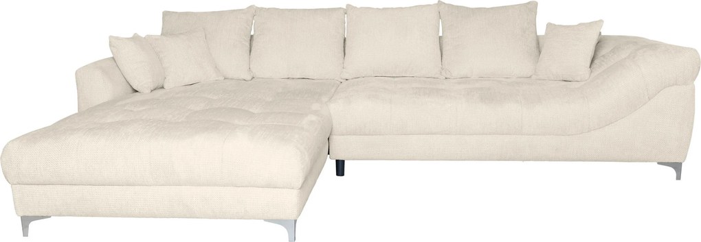 XXXLutz ROHOVÁ SEDAČKA, textil, sivobéžová Carryhome - Sedačky - 00000F000201