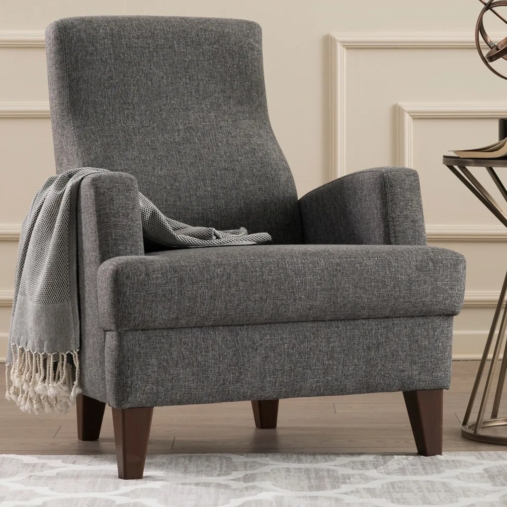 Kreslo Kana Bergere Dark Grey
