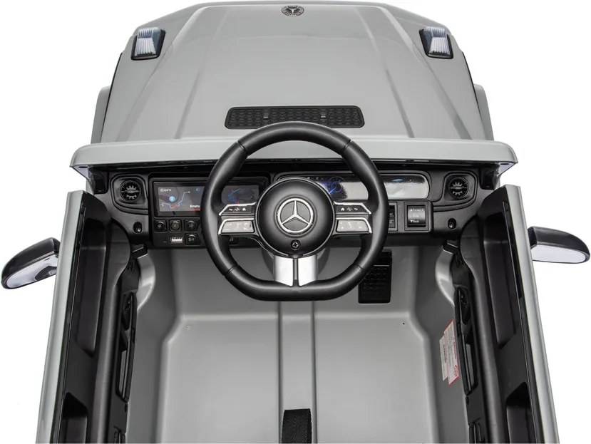 LEAN CARS Akumulátorové vozidlo Mercedes G 4x4 24 V 2580, šedé