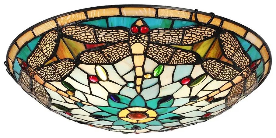 Prezent 1714 - Stropné svietidlo TIFFANY 3xE27/40W/230V 1714