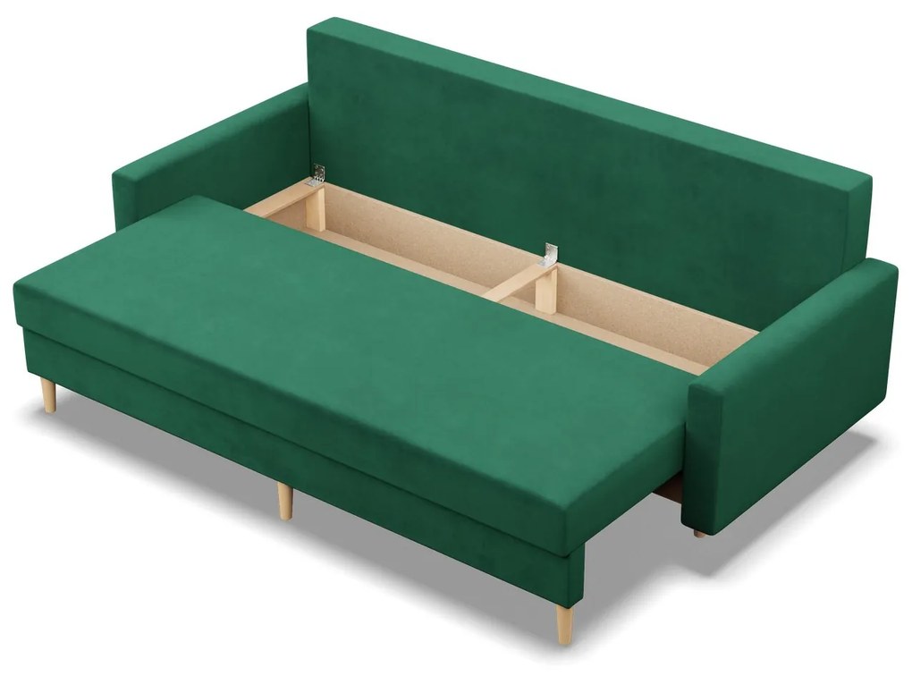 Veľká rozkladacia pohovka ETNA Zelená