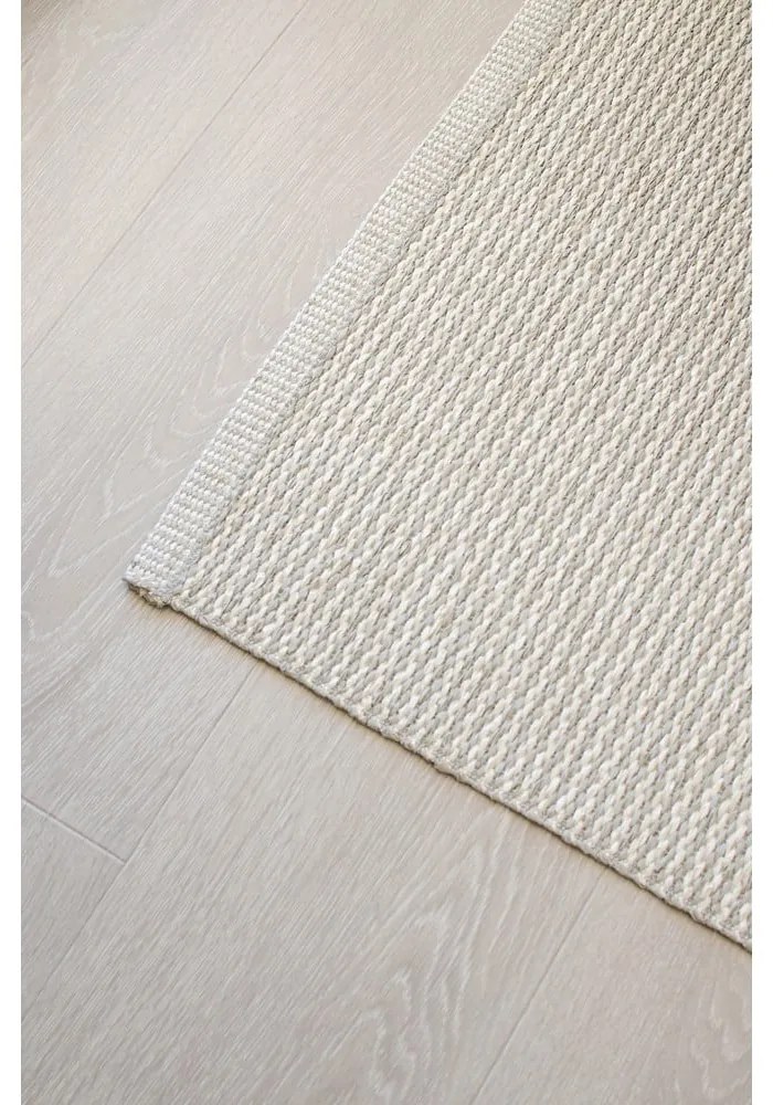 Krémový vnútorný a vonkajší koberec 140x200 cm Mono Linen Vanilla – Pappelina
