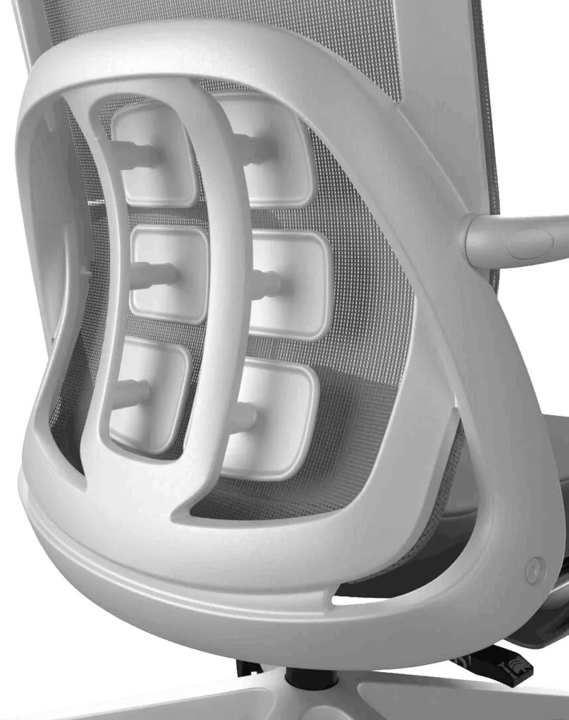 Ergonomická kancelárska stolička Liftor Orca, sivá