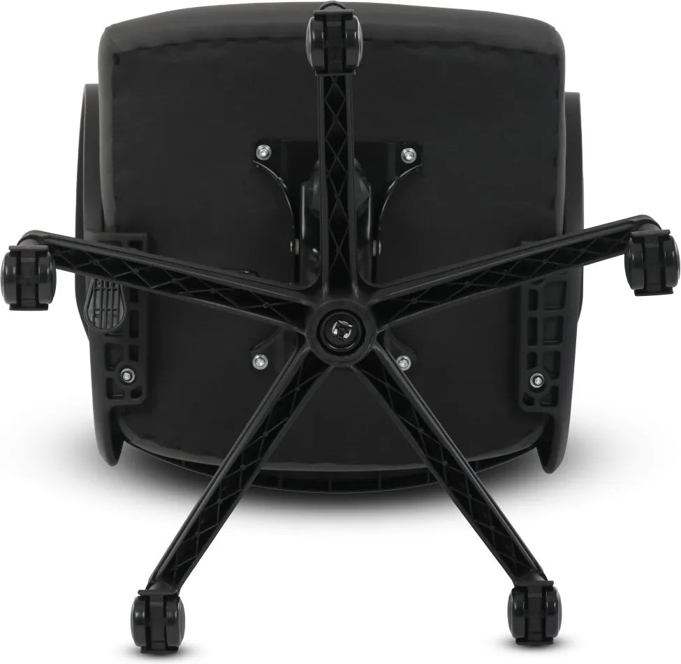 Kancelárska otočná stolička NERO — látka, sivá