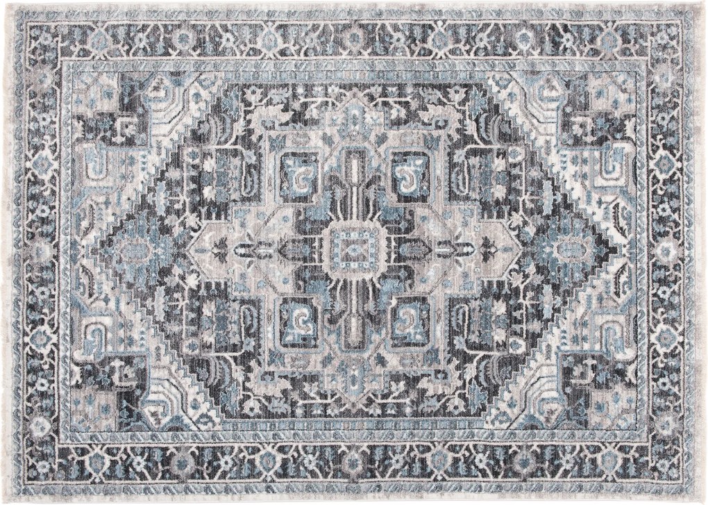 TA Koberec 3783A ANTRACITOVÁ / STRIEBORNÁ MYSTICKÁ Rozmer: 160x240 cm
