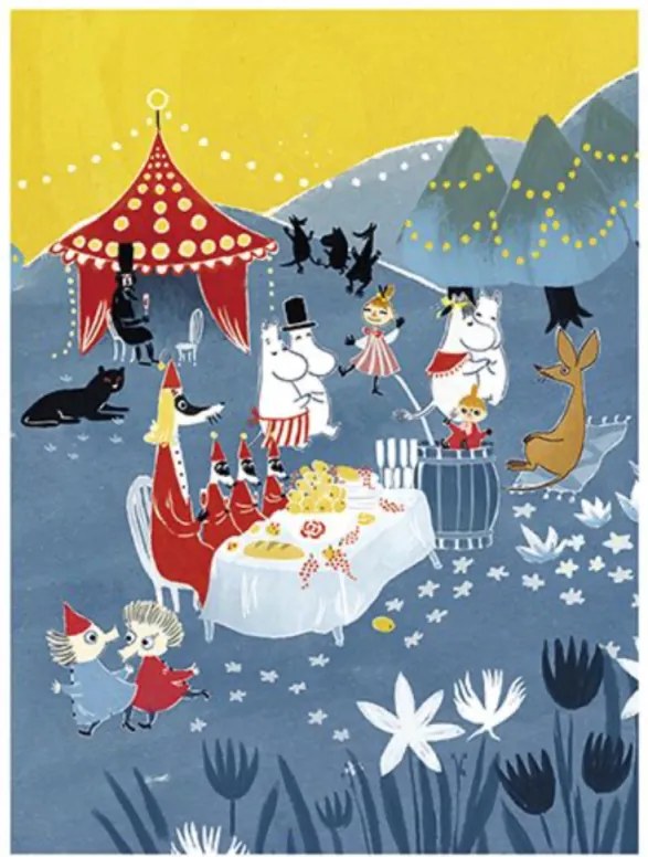 Plagát Party in Moominvalley 30x40